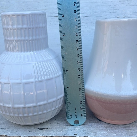 Ceramic Glossy Bud Vase Set of 2 Small - Picture 2 of 7